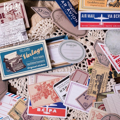 Stickers Décoratifs étiquettes vintage | Coupons - autre - millenotes