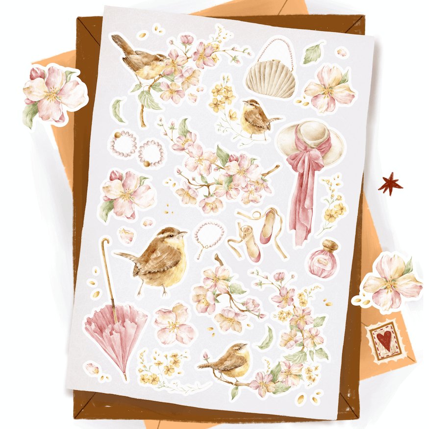 Stickers Décoratifs | Fleur de Cerisier - Vanilka Stickers - millenotes