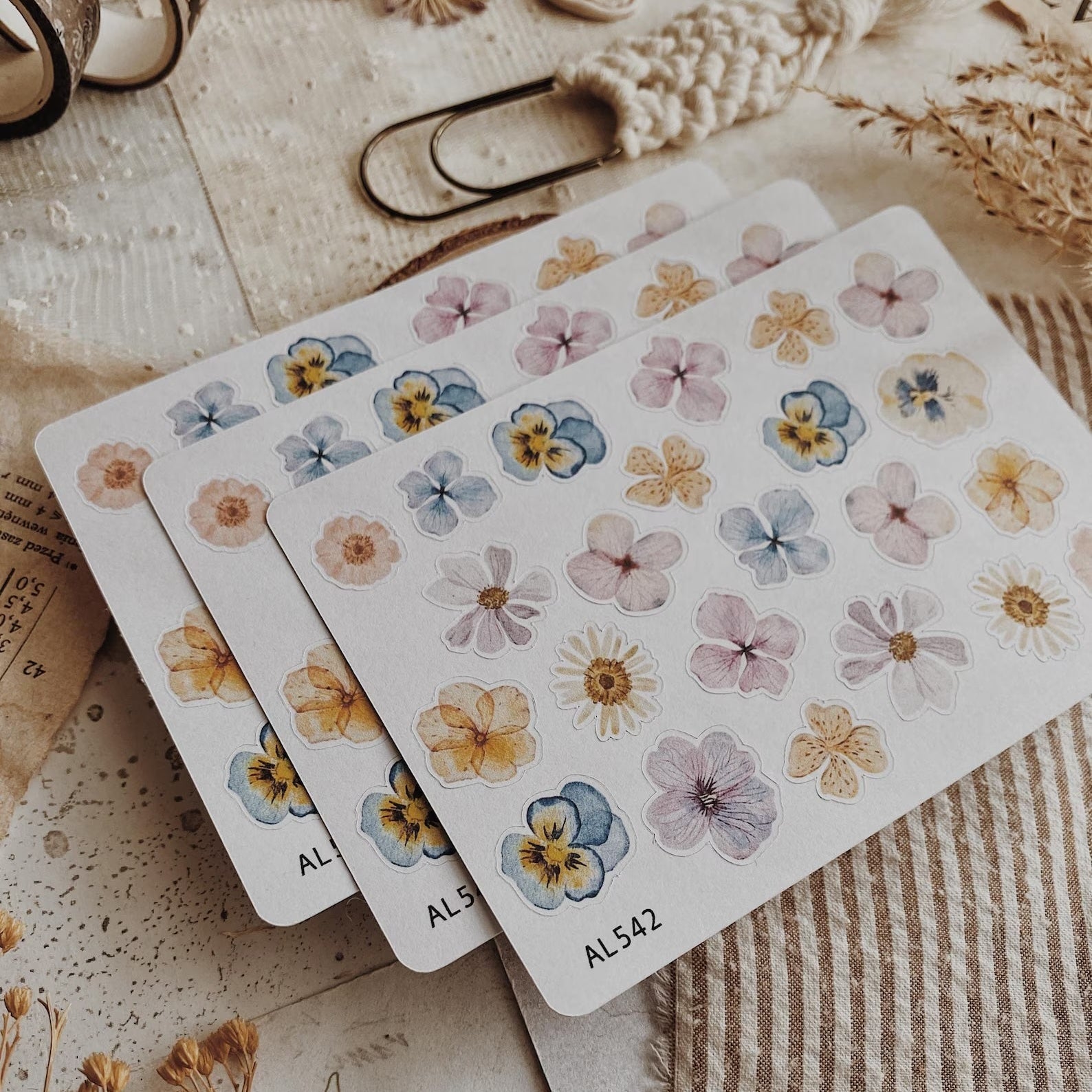 Stickers décoratifs | Fleurs mini - albumlovehandmade - millenotes