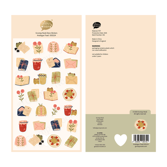 Stickers décoratifs | Grumpy Nook | Analogue Toad - Grumpy Nook - millenotes