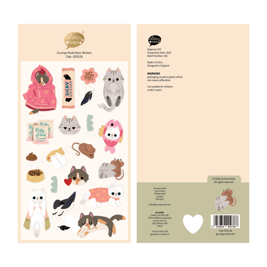 Stickers décoratifs | Grumpy Nook | Cats - Grumpy Nook - millenotes