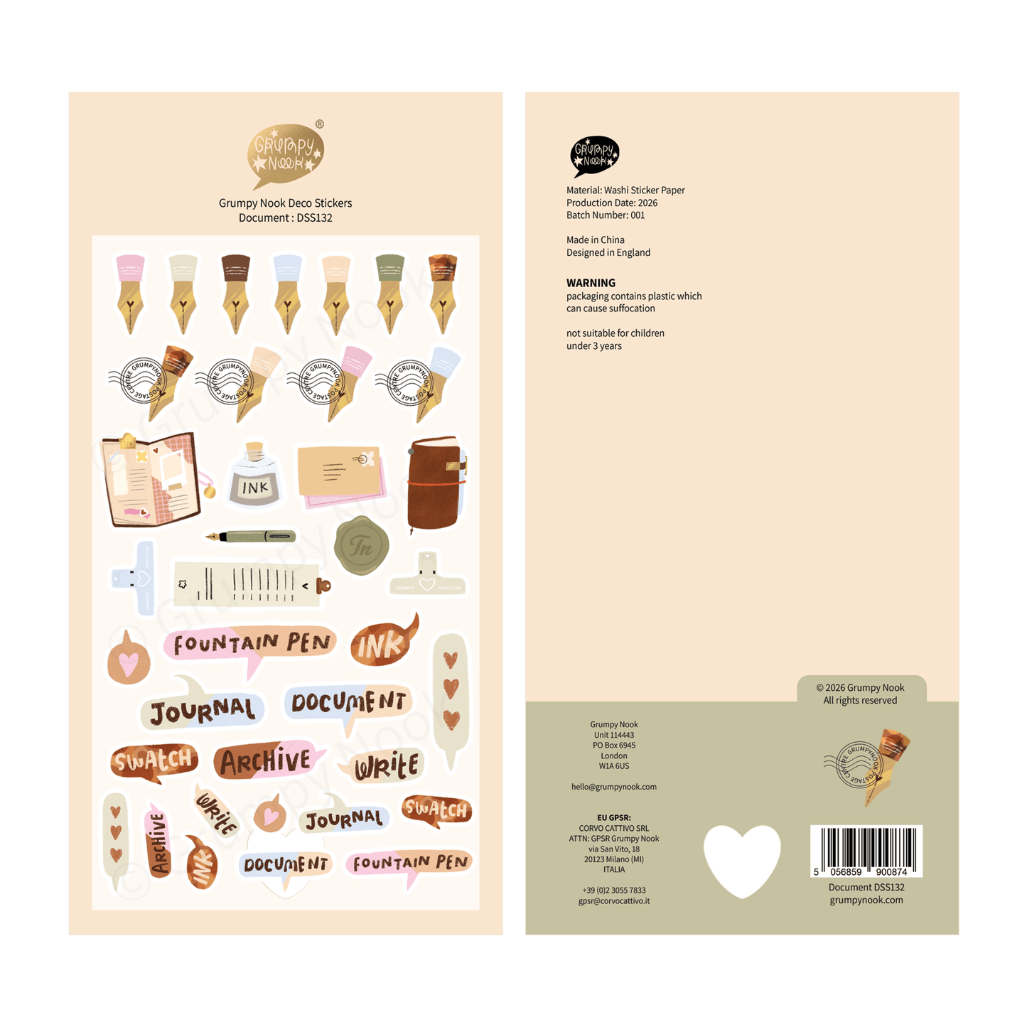 Stickers décoratifs | Grumpy Nook | Document - Grumpy Nook - millenotes