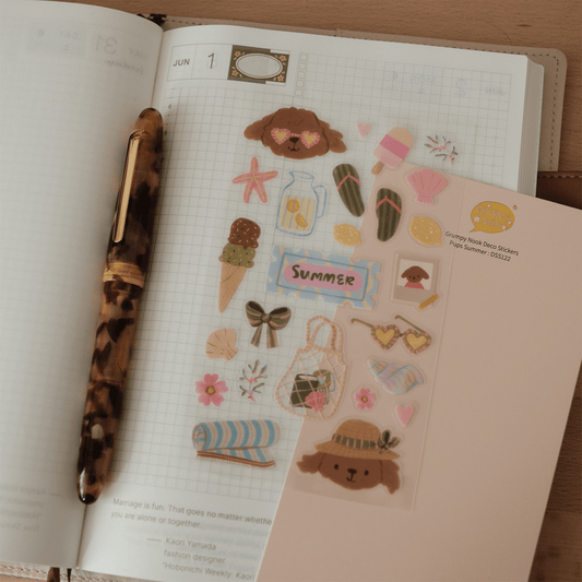 Stickers décoratifs | Grumpy Nook | Pups Summer - Grumpy Nook - millenotes