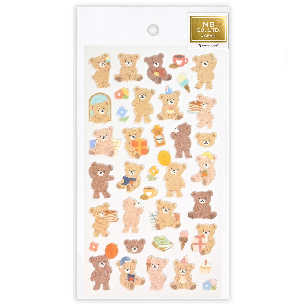 Stickers décoratifs japonais | NB Japan | Adorables Oursons - NB Co Ltd - millenotes