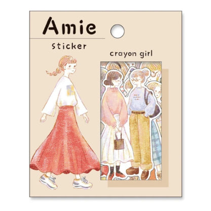 Stickers décoratifs Mind Wave | Crayon girl - Mind Wave - millenotes