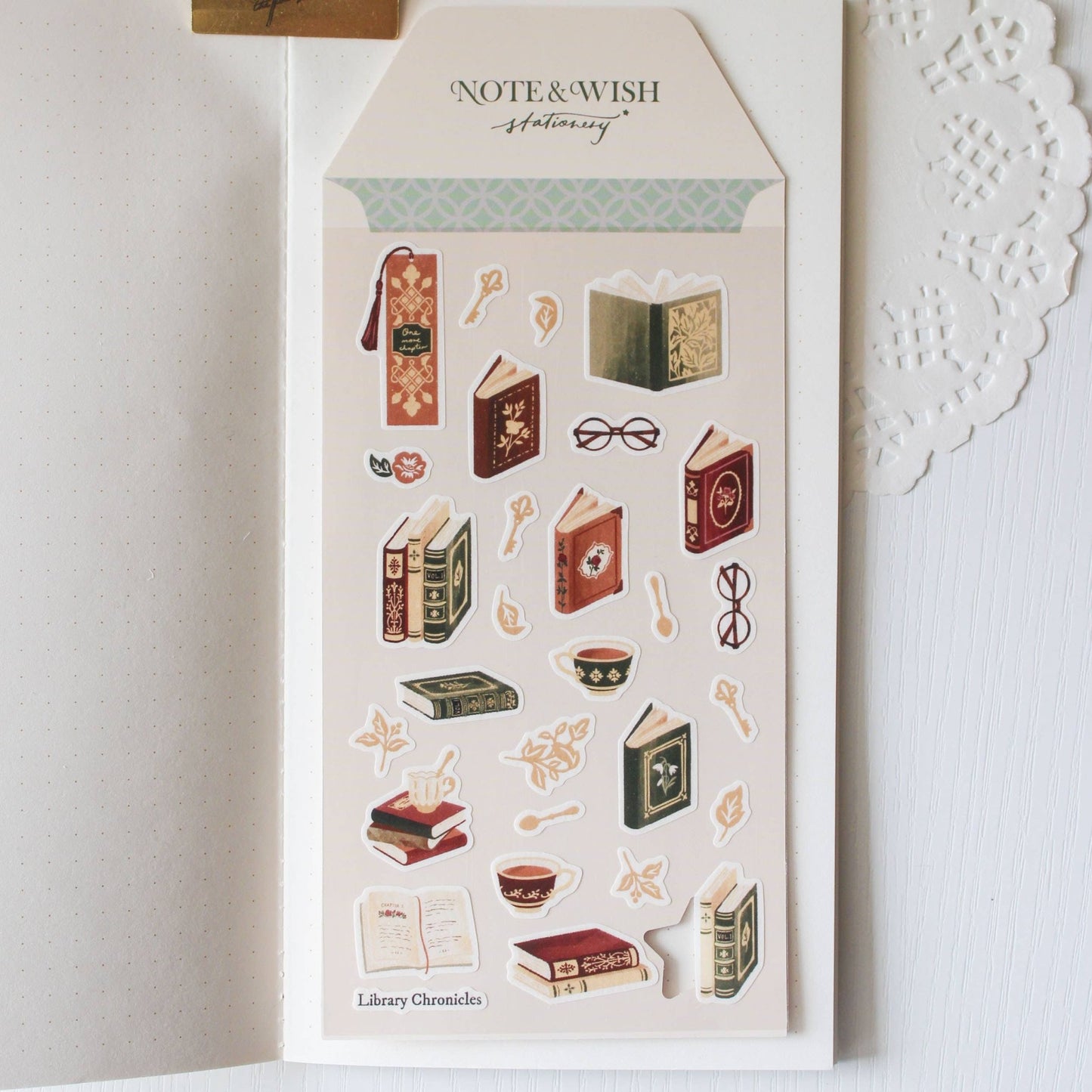 Stickers décoratifs | Note & Wish | Dark Academia Journal - Note & Wish - millenotes