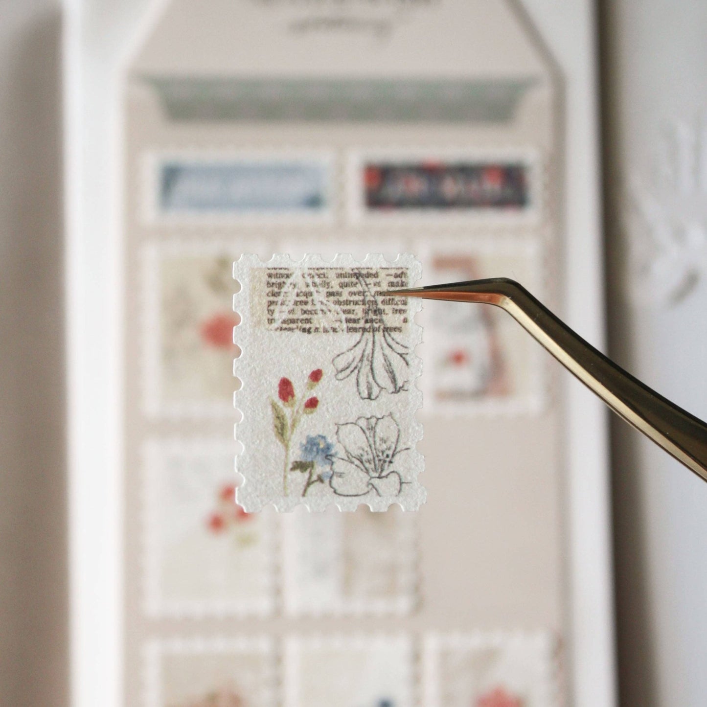 Stickers décoratifs | Note & Wish | Flower Stamps - Note & Wish - millenotes