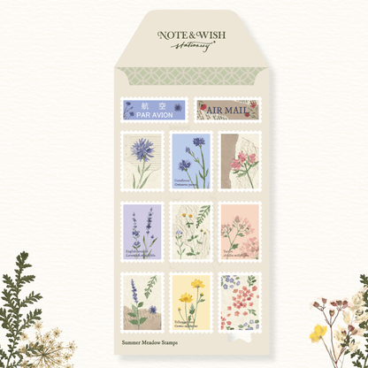 Stickers décoratifs | Note & Wish | Summer Meadow Stamps - Note & Wish - millenotes