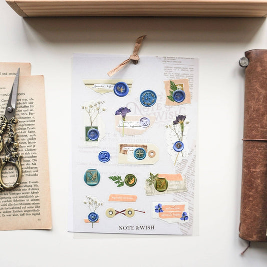 Stickers décoratifs | Note & Wish | Vintage Letter - Note & Wish - millenotes