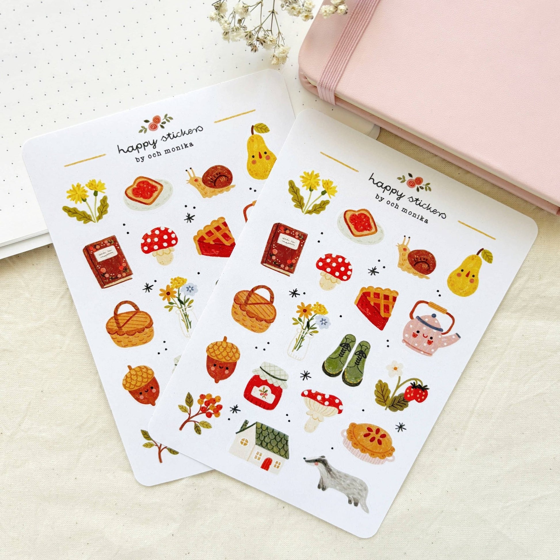 Stickers décoratifs | Och Monika | All Cozy - Och Monika - millenotes
