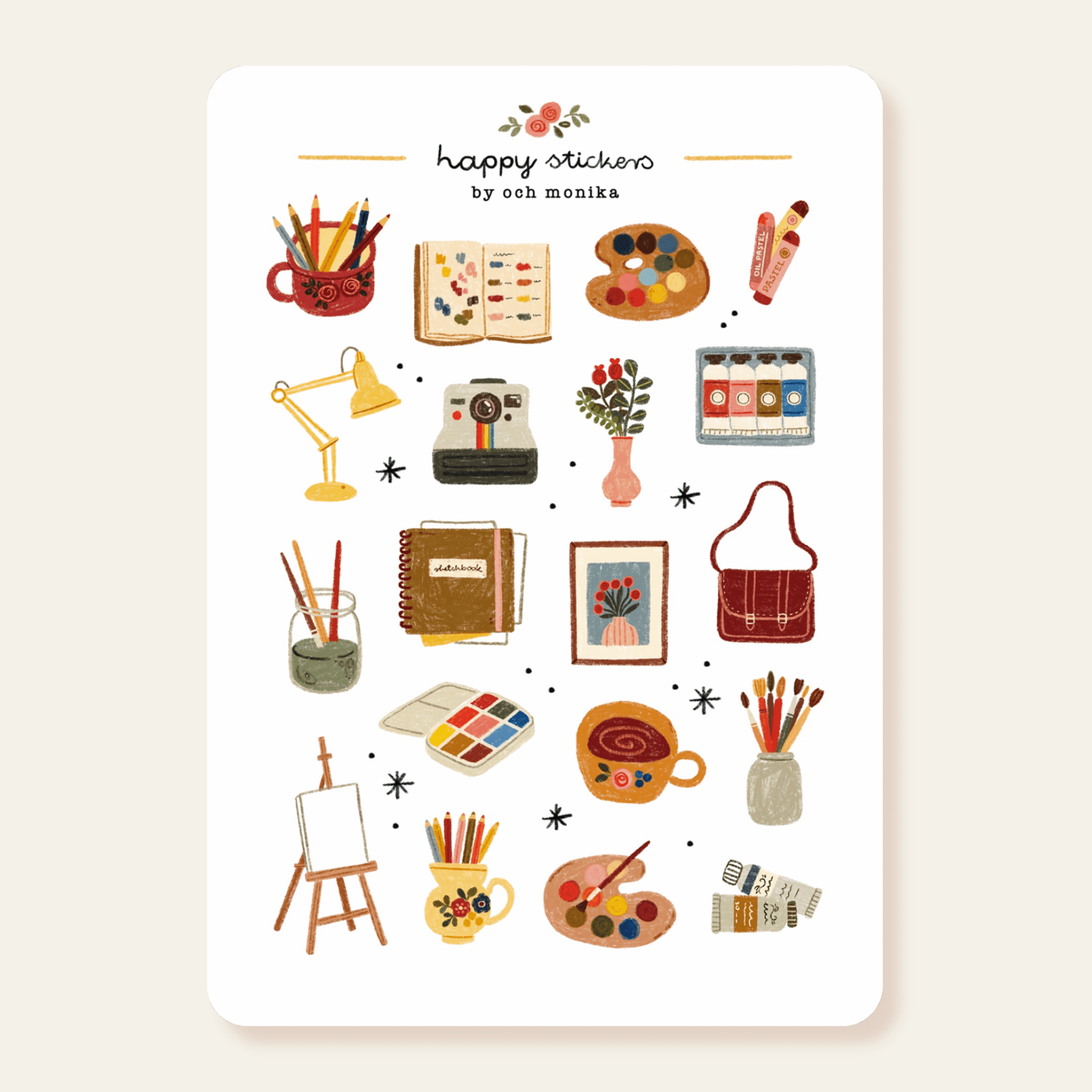 Stickers décoratifs | Och Monika | Artist's Corner - Och Monika - millenotes