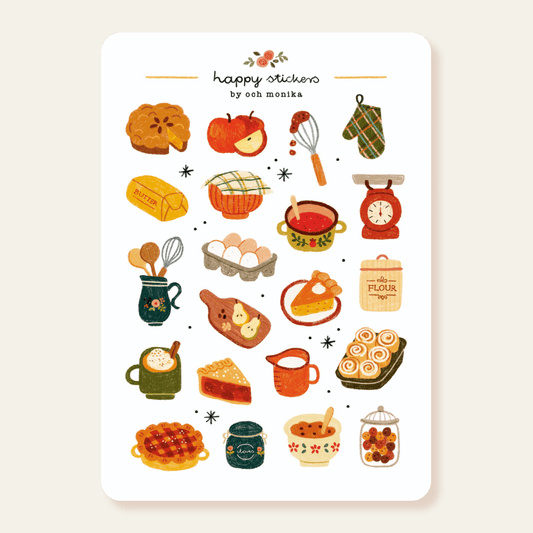 Stickers décoratifs | Och Monika | Autumn Baking - Och Monika - millenotes