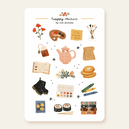 Stickers décoratifs | Och Monika | Bits And Pieces - Och Monika - millenotes