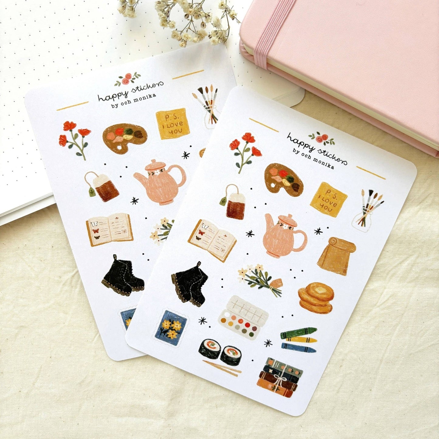 Stickers décoratifs | Och Monika | Bits And Pieces - Och Monika - millenotes