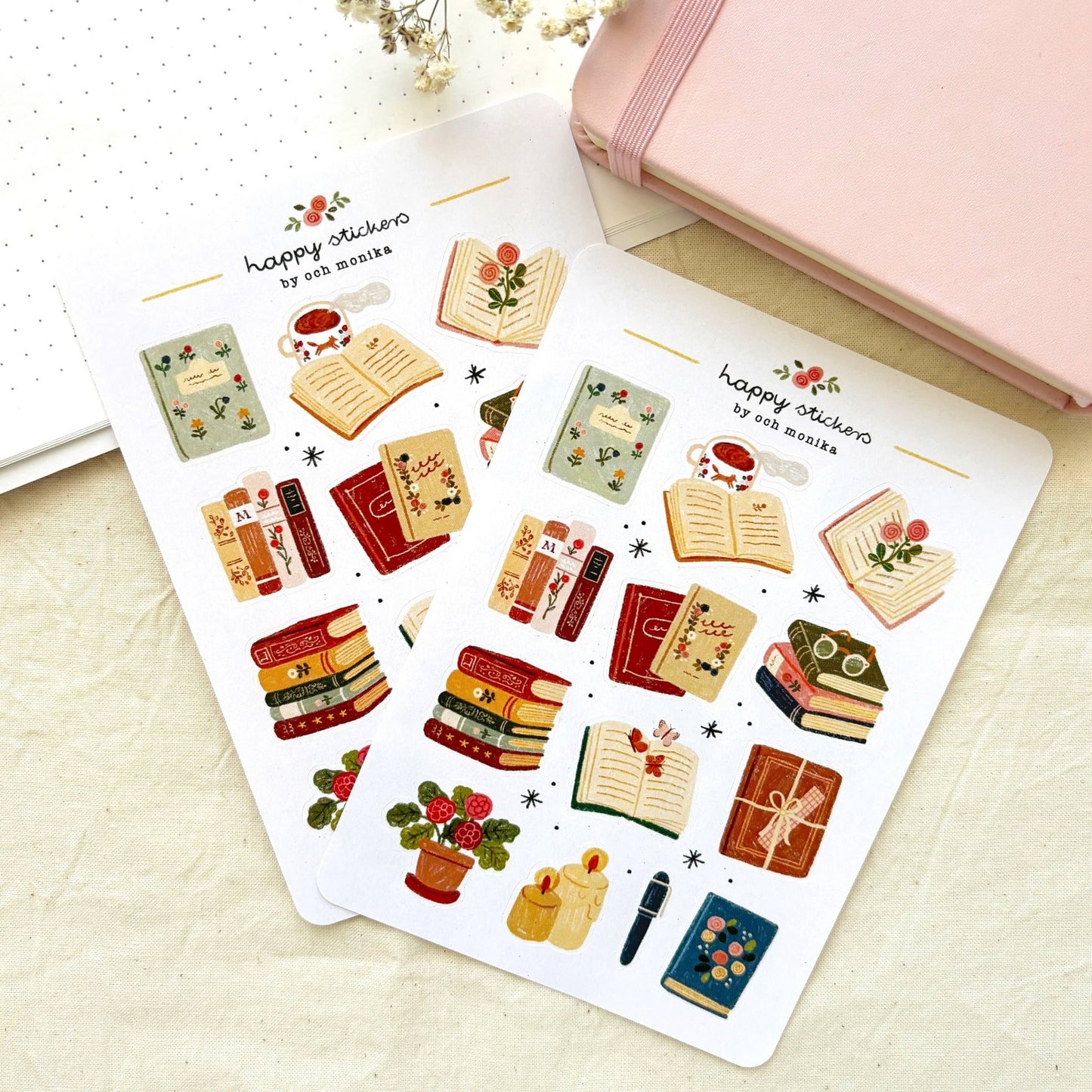 Stickers décoratifs | Och Monika | Book Lover - Och Monika - millenotes