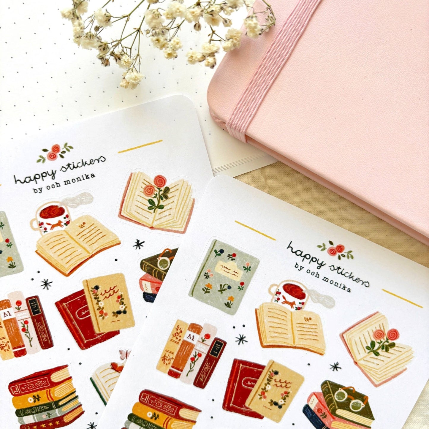 Stickers décoratifs | Och Monika | Book Lover - Och Monika - millenotes