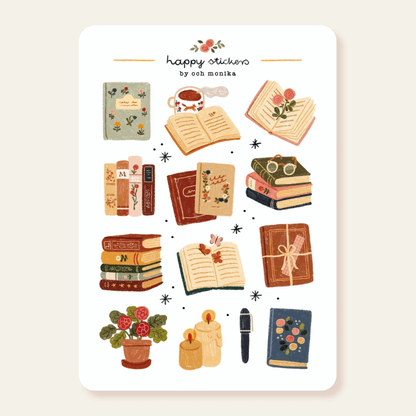 Stickers décoratifs | Och Monika | Book Lover - Och Monika - millenotes