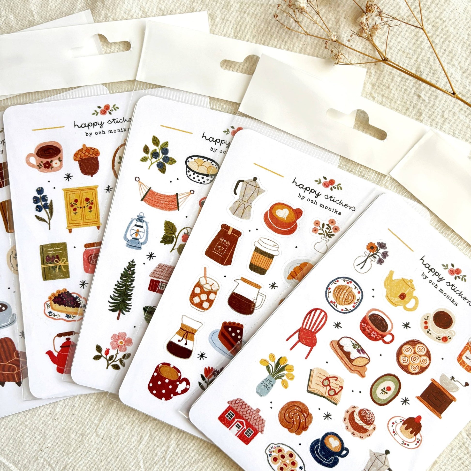 Stickers décoratifs | Och Monika | Bookish Corner - Och Monika - millenotes