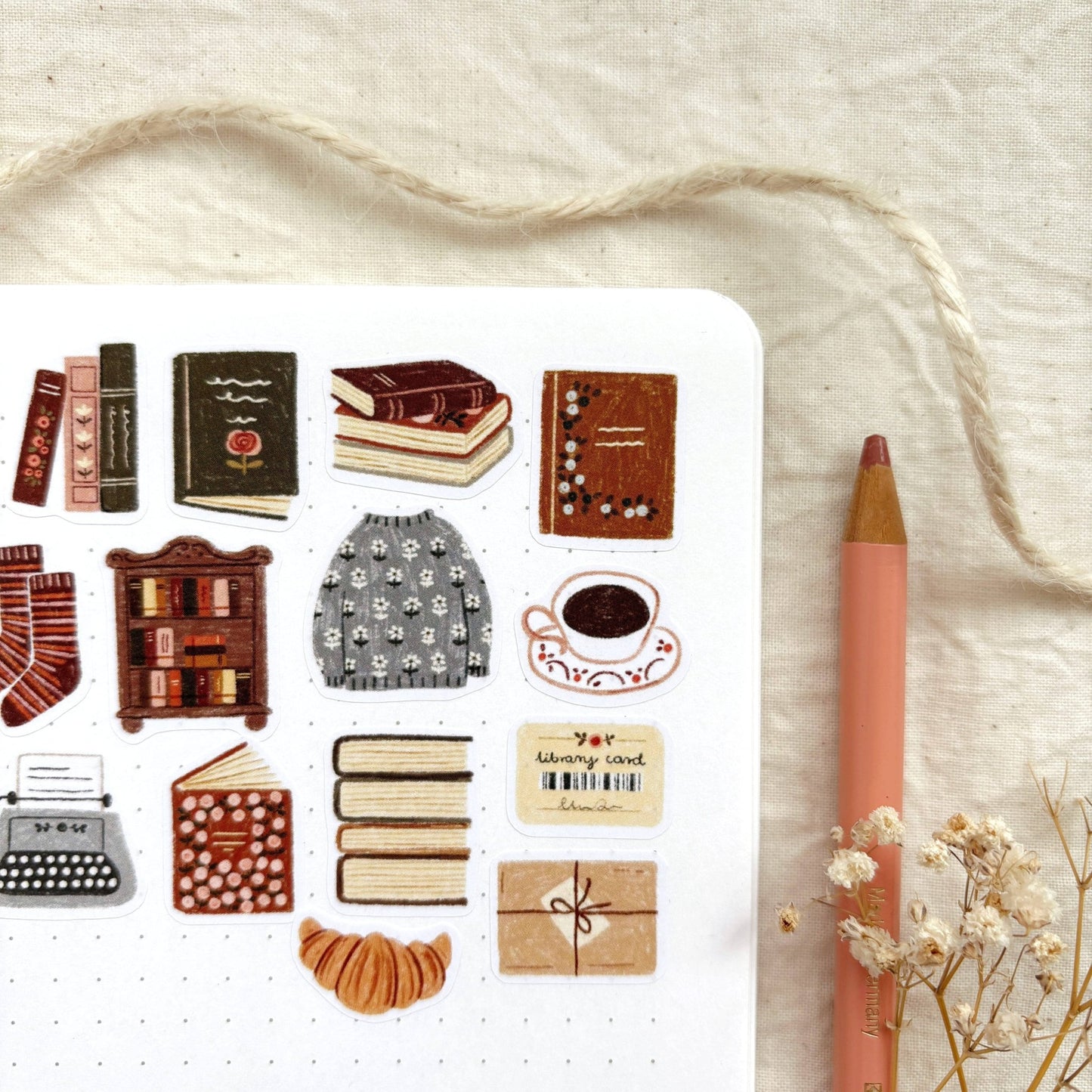 Stickers décoratifs | Och Monika | Bookish Corner - Och Monika - millenotes