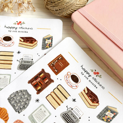Stickers décoratifs | Och Monika | Bookish Corner - Och Monika - millenotes