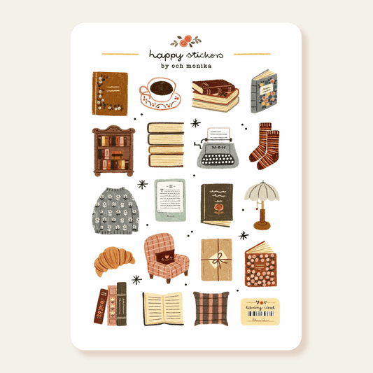 Stickers décoratifs | Och Monika | Bookish Corner - Och Monika - millenotes