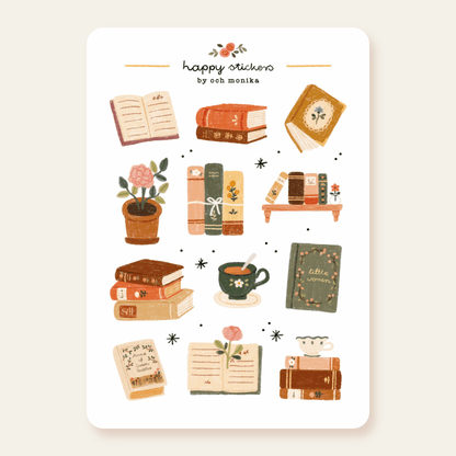 Stickers décoratifs | Och Monika | Bookish - Och Monika - millenotes