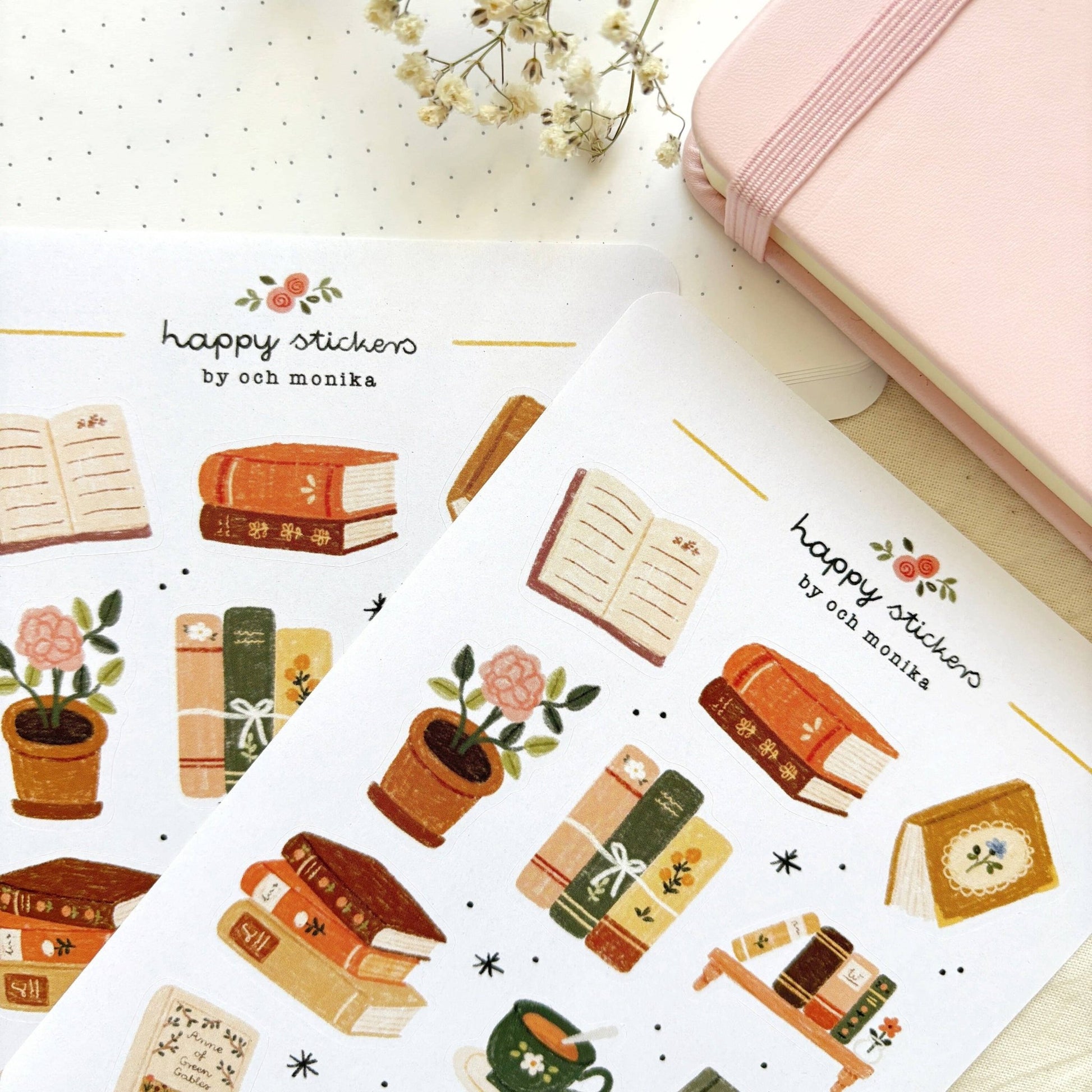 Stickers décoratifs | Och Monika | Bookish - Och Monika - millenotes