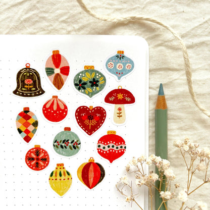 Stickers décoratifs | Och Monika | Christmas Baubles - Och Monika - millenotes