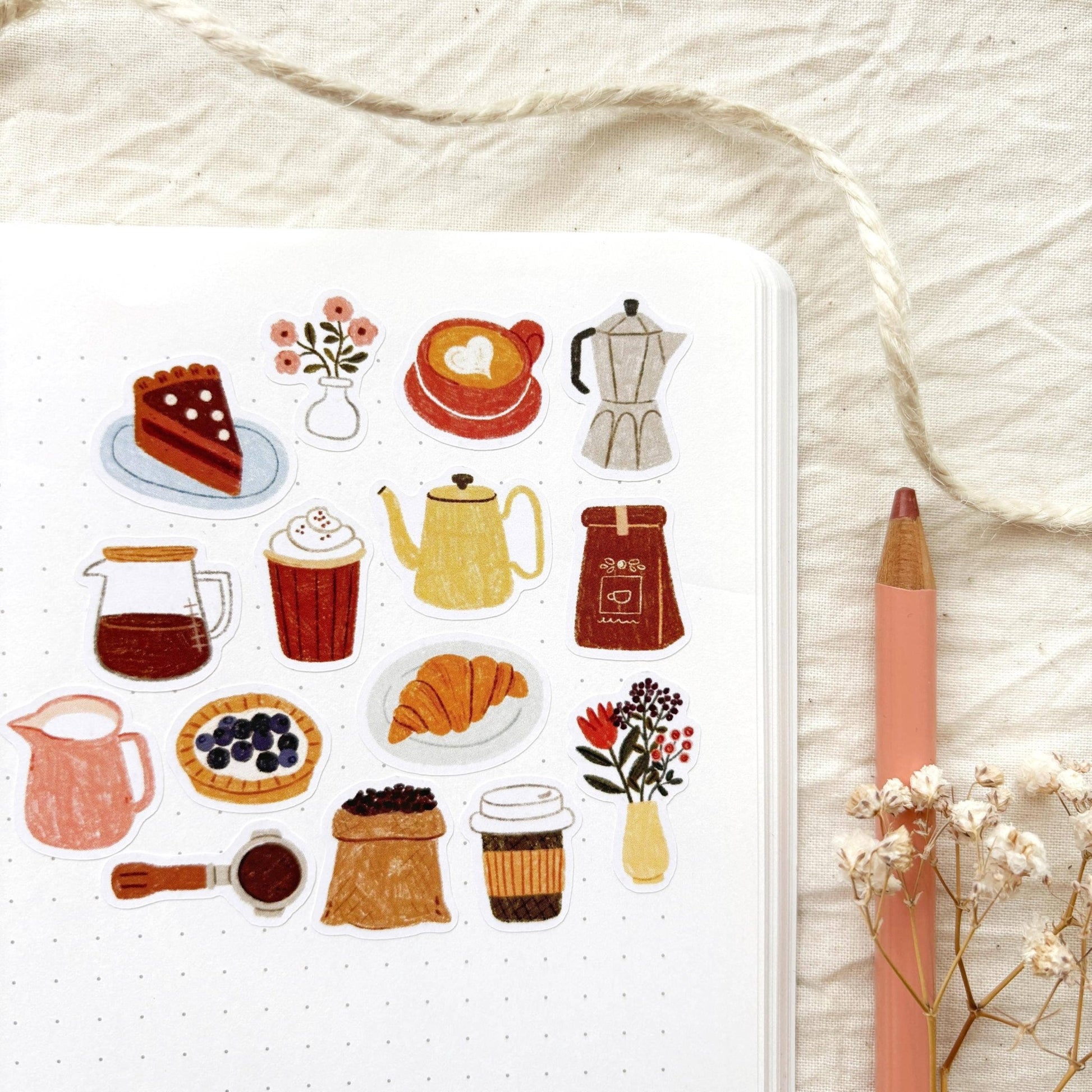 Stickers décoratifs | Och Monika | Coffee Time - Och Monika - millenotes
