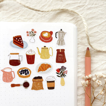Stickers décoratifs | Och Monika | Coffee Time - Och Monika - millenotes