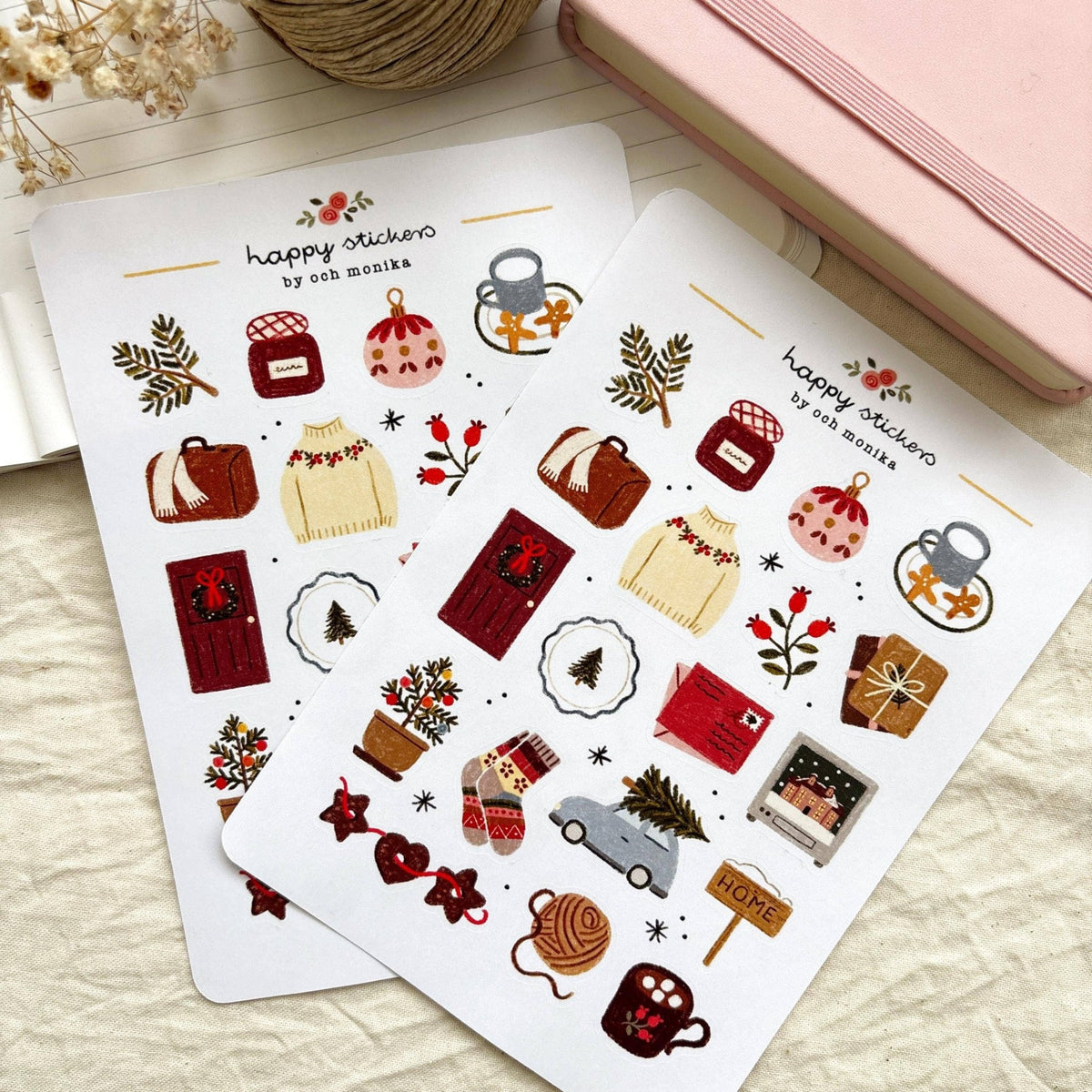 Stickers décoratifs | Och Monika | Coming Home For Christmas - Och Monika - millenotes
