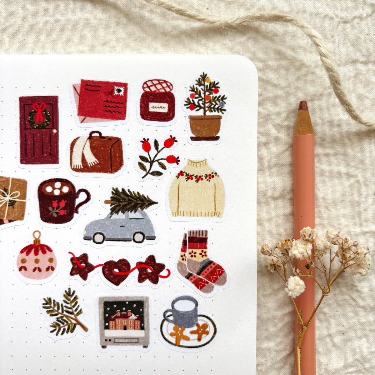 Stickers décoratifs | Och Monika | Coming Home For Christmas - Och Monika - millenotes