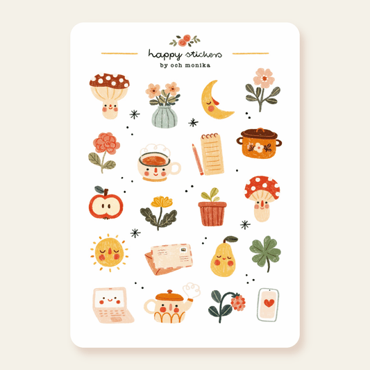 Stickers décoratifs | Och Monika | Cottagecore II - Och Monika - millenotes