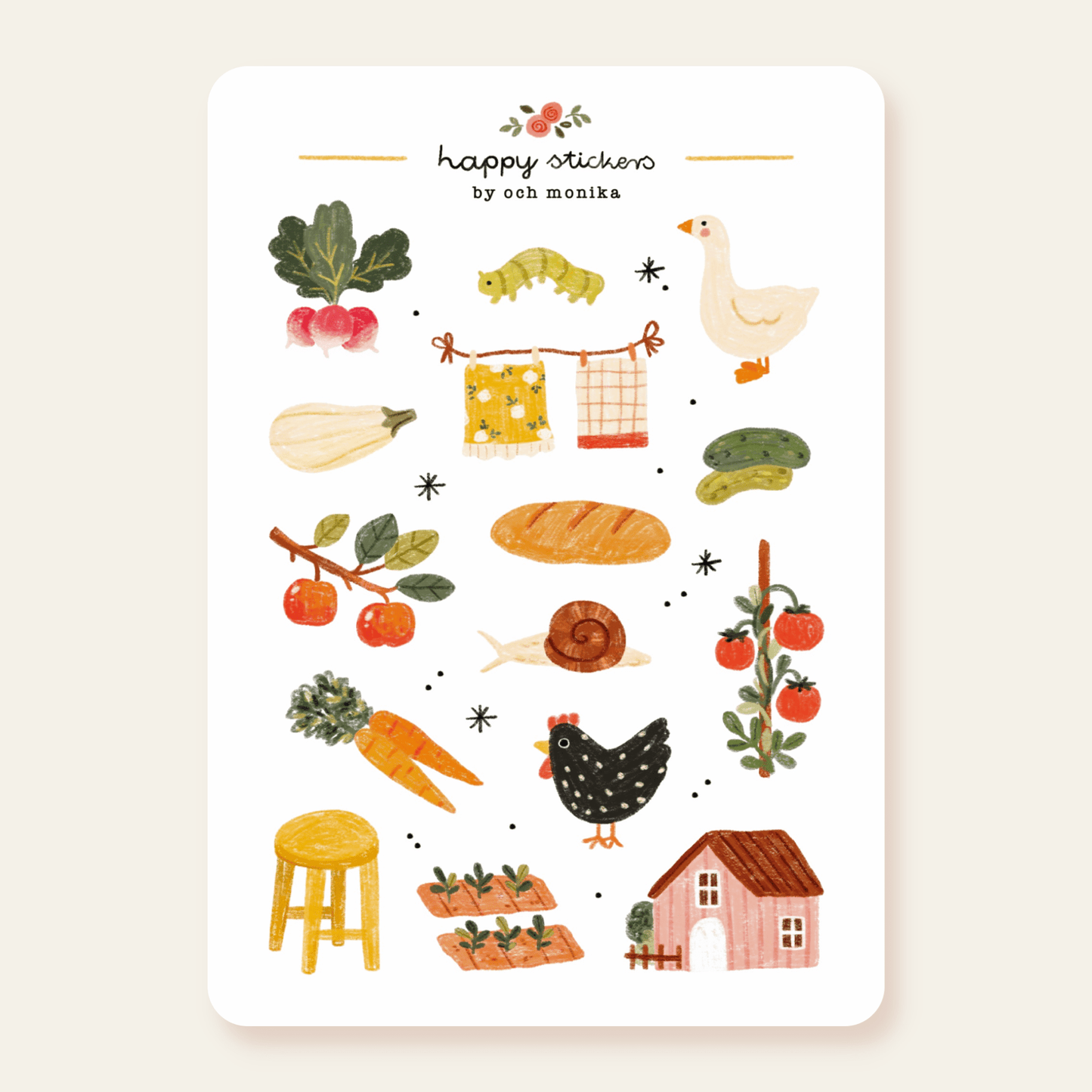 Stickers décoratifs | Och Monika | Countryside - Och Monika - millenotes