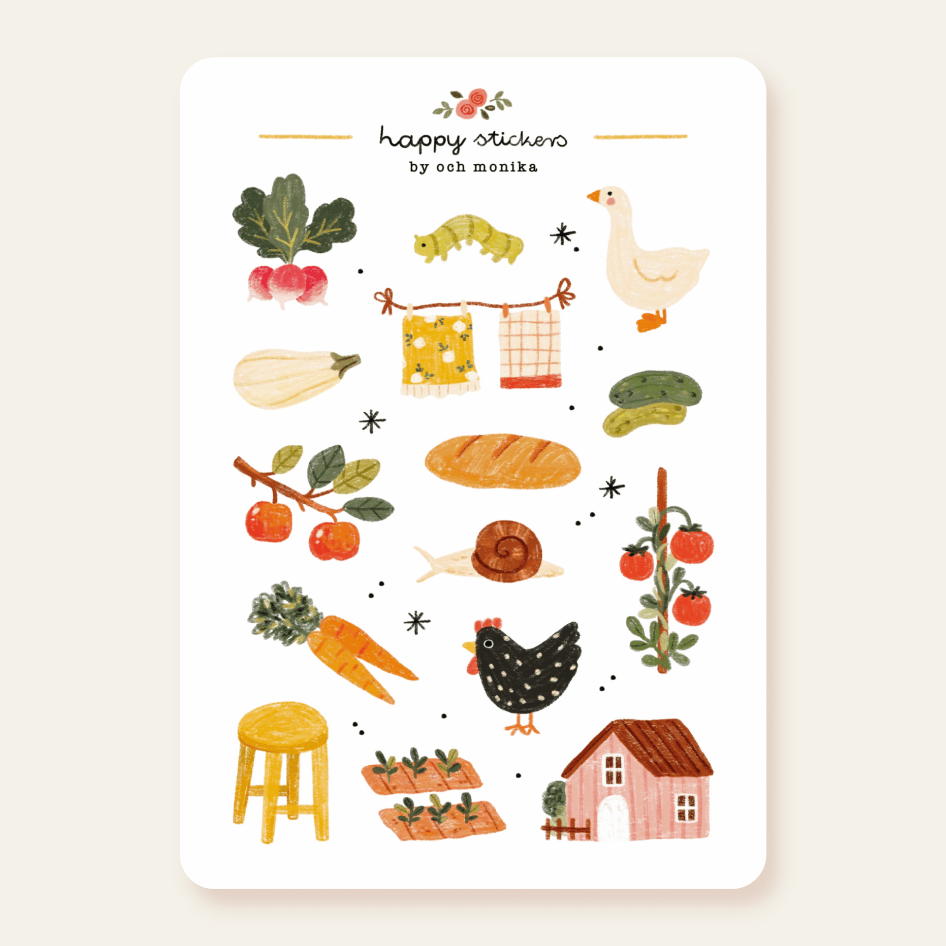 Stickers décoratifs | Och Monika | Countryside - Och Monika - millenotes