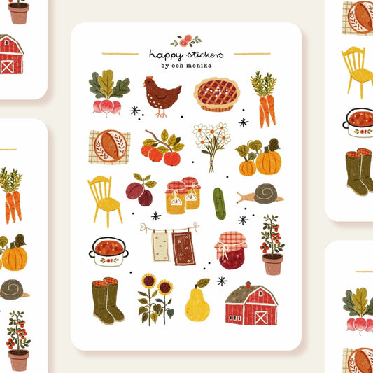 Stickers décoratifs | Och Monika | Countryside - Och Monika - millenotes
