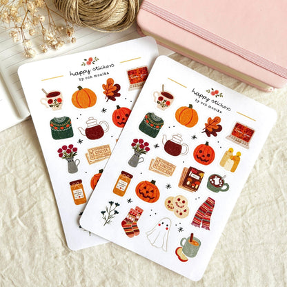 Stickers décoratifs | Och Monika | Cozy Halloween - Och Monika - millenotes