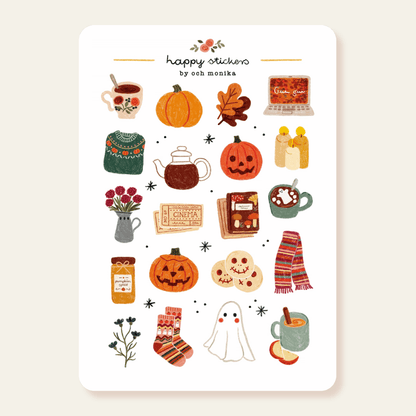 Stickers décoratifs | Och Monika | Cozy Halloween - Och Monika - millenotes