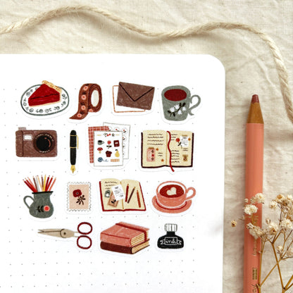 Stickers décoratifs | Och Monika | Cozy Journaling - Och Monika - millenotes