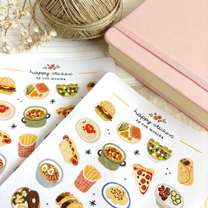 Stickers décoratifs | Och Monika | Dinner Time - Och Monika - millenotes