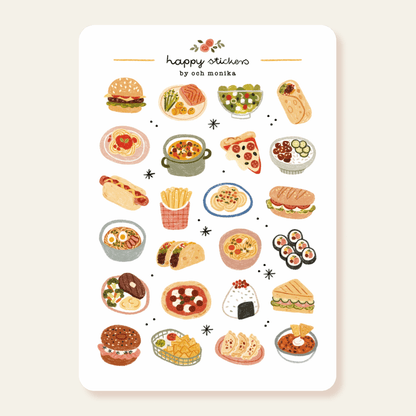 Stickers décoratifs | Och Monika | Dinner Time - Och Monika - millenotes