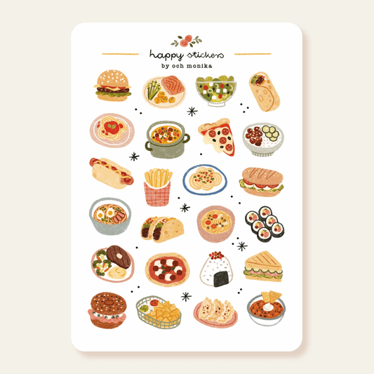 Stickers décoratifs | Och Monika | Dinner Time - Och Monika - millenotes
