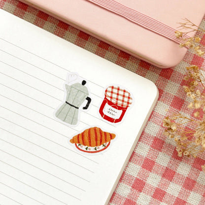 Stickers décoratifs | Och Monika | French Breakfast - Och Monika - millenotes