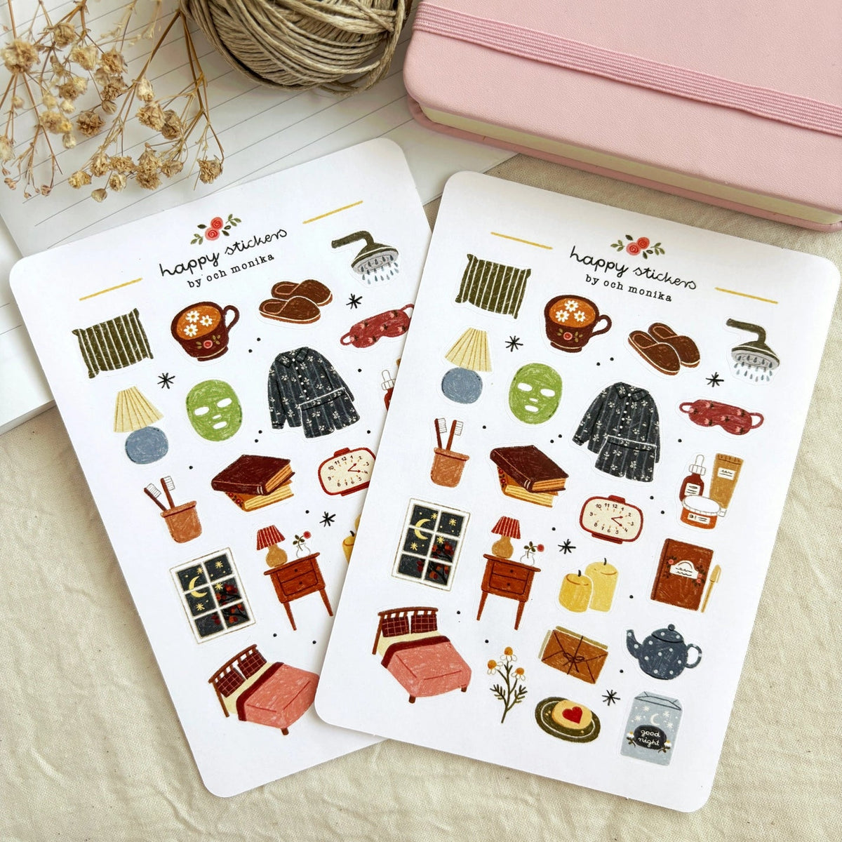 Stickers décoratifs | Och Monika | Good Night - Och Monika - millenotes