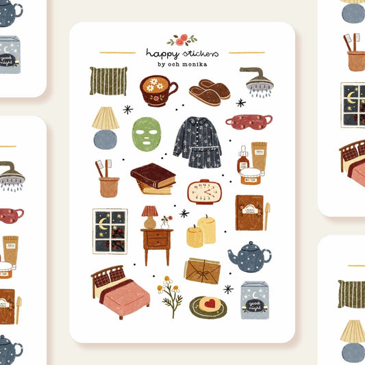Stickers décoratifs | Och Monika | Good Night - Och Monika - millenotes