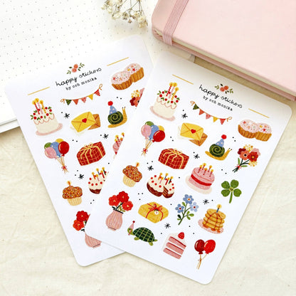 Stickers décoratifs | Och Monika | Happy Birthday - Och Monika - millenotes