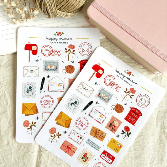 Stickers décoratifs | Och Monika | Happy Mail - Och Monika - millenotes