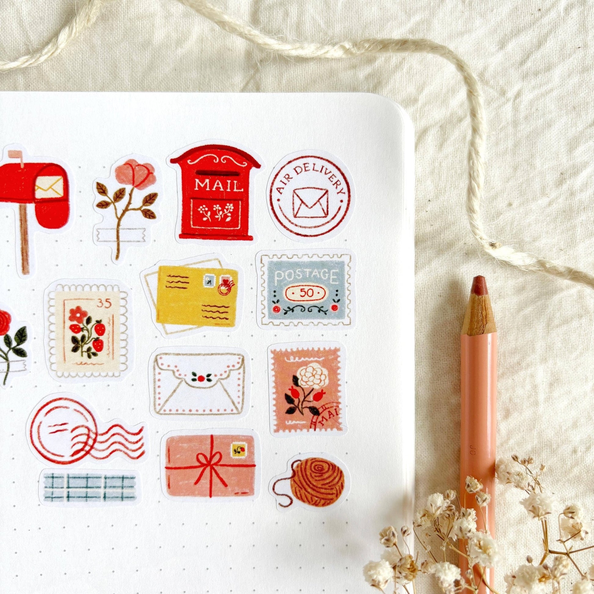 Stickers décoratifs | Och Monika | Happy Mail - Och Monika - millenotes
