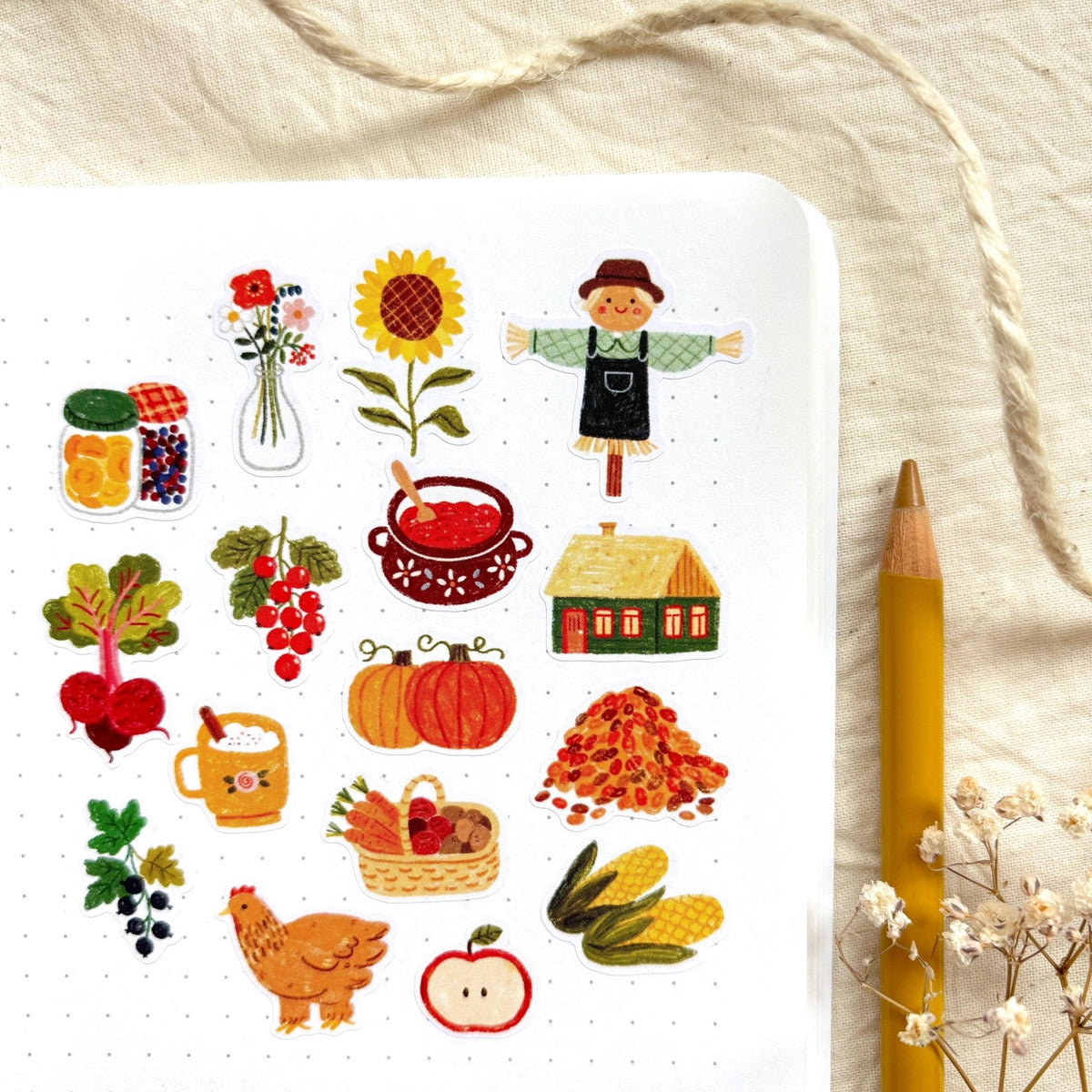 Stickers décoratifs | Och Monika | Harvest Time - Och Monika - millenotes