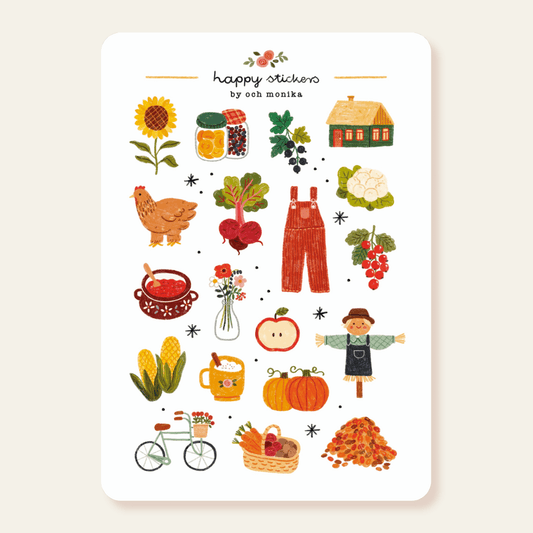 Stickers décoratifs | Och Monika | Harvest Time - Och Monika - millenotes